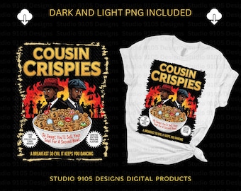 Cousin Crispies Horror Müsli Box PNG - Sinners Film Parodie (Digitaler Download)