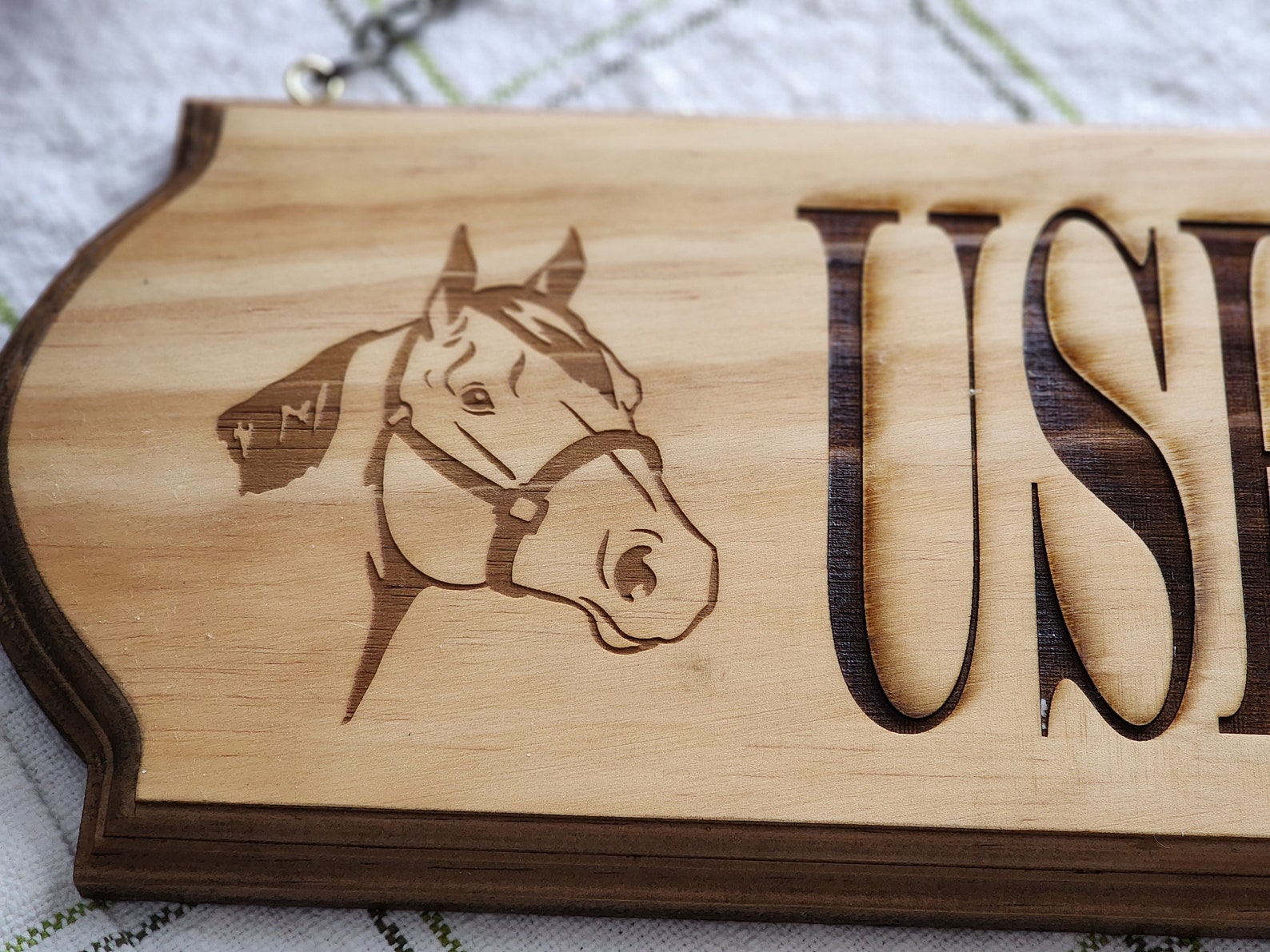 Horse Stall Name Plate Horse Name Plates Personalised Horse Etsy Canada