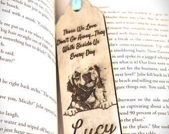 Marcador de perro personalizado, marcador de mascotas, regalo conmemorativo de perros, regalo personalizado de pérdida de mascotas, recuerdo de perros, regalo para amantes de los libros, regalo para padres de mascotas