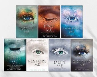 Shatter Me Series 7 Books Collection Set By Tahereh Mafi (Ignite Me, Find Me, Unravel Me, Unite Me, Restore Me, Defy Me, Shatter Me)