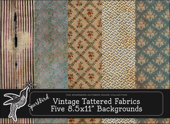 Vintage Boho Shabby Chic and Victorian Printables for Junk Journals, Scrapbooks, Mixed Media, 8.5x11 Inch Edge to Edge Instant Downloads