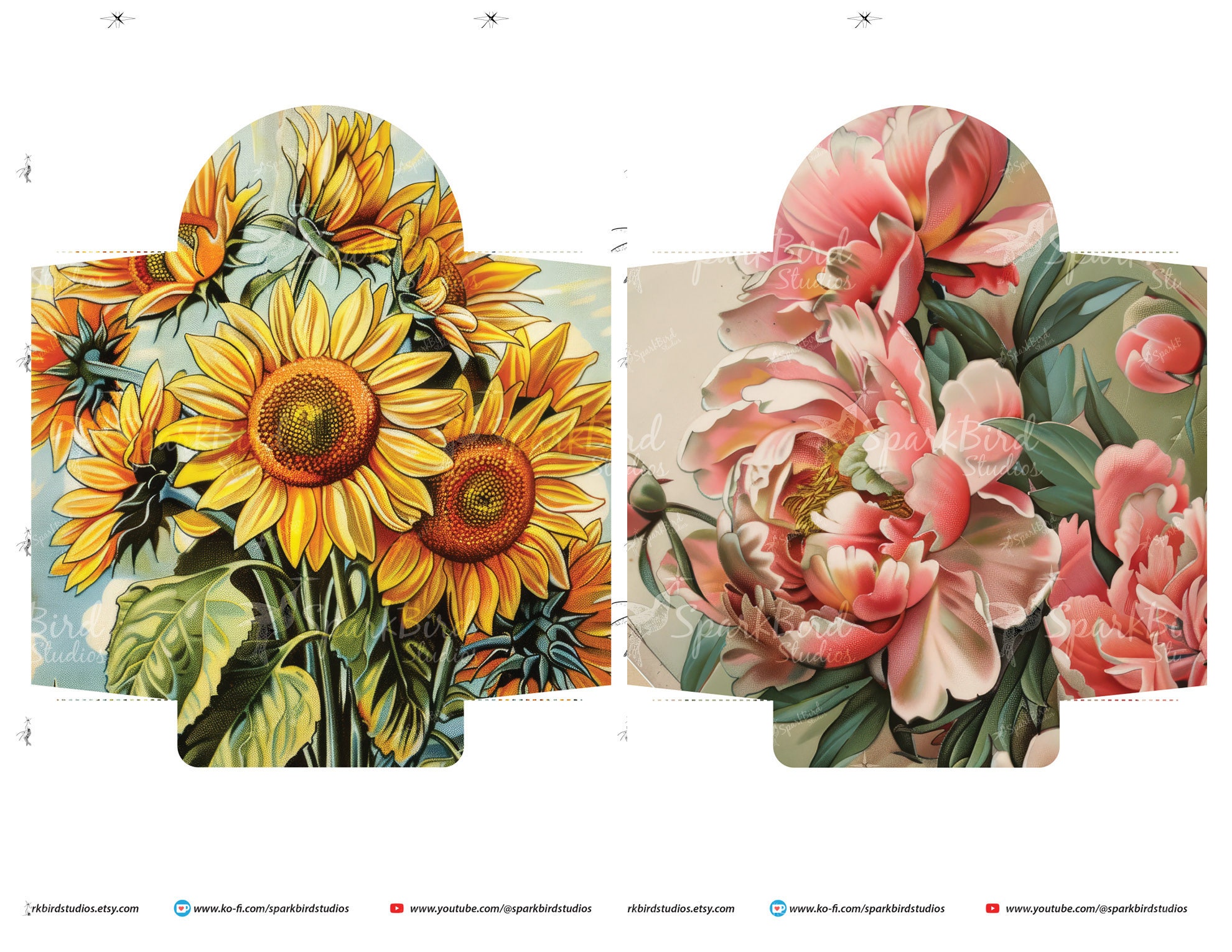 Vintage Floral Envelopes to Show off Your Distinctive Style. 10 Bold ...