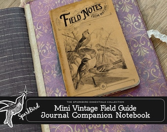 Vintage Field Notes Perfect Pocket Companion for Junk Journals and Planners. Stay Organized & capture inspiration while exploring the world