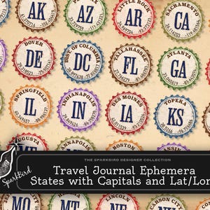 Diário de viagem: itens efêmeros de A a Z. Diários de viagem, itens efêmeros, colagens e criação de cartões.
