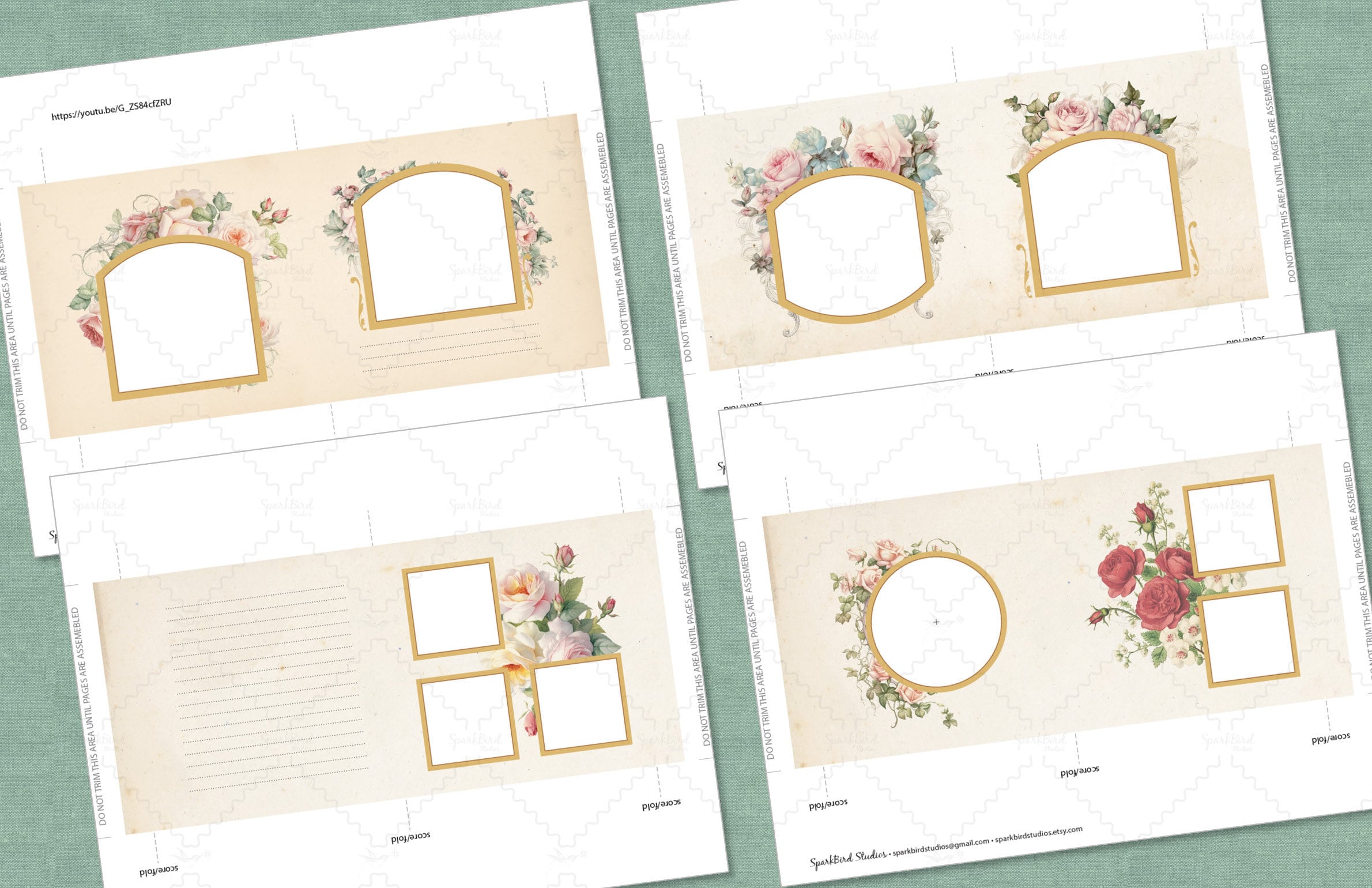 Easy DIY Mini Wedding Album Download Print & Craft Your Etsy