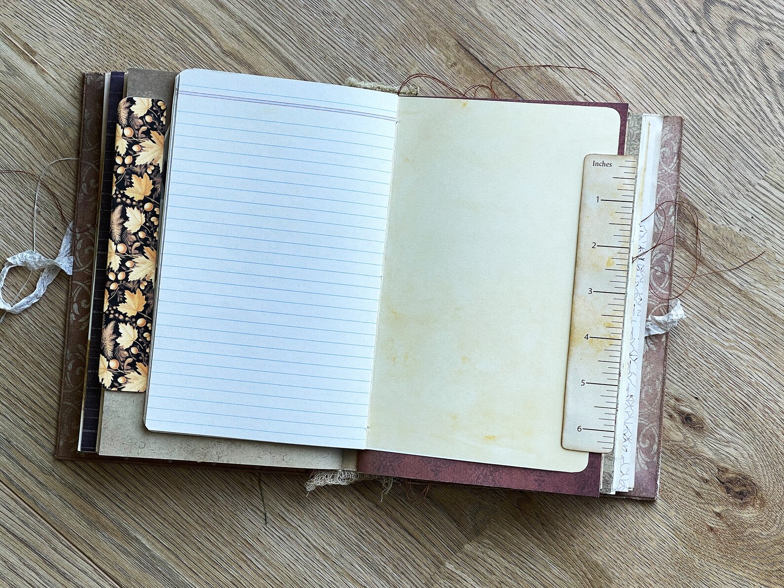 Easy Mini Tuck Spot for Journals and Planners. Handy Ruler Altered ...