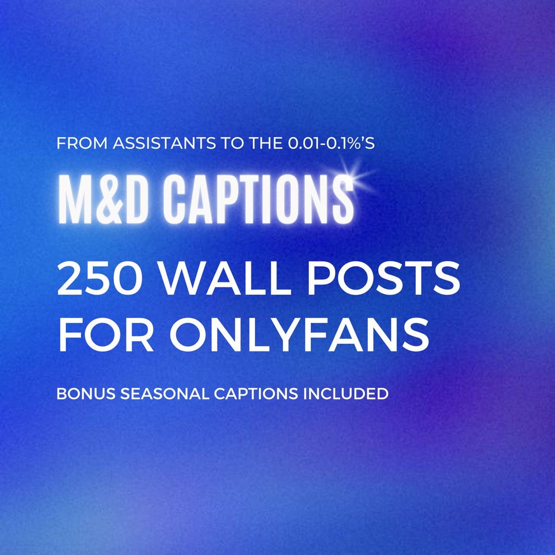 250 Onlyfans Wall Post Captions Used On 0 01 Pages Etsy 250 Onlyfans Wall Post Captions Used On 0 01 Pages Etsy