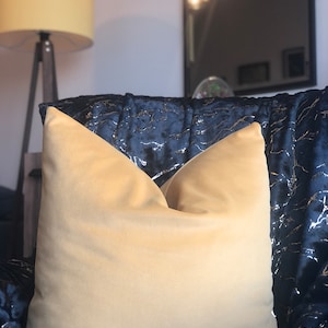 Luxury Mustard Velvet Pillow Cover for Sofa,Soft Velvet Cushion,Decorative  Pillow Case,Lumbar Throw Pillow