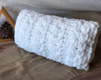 White Hand Knit Pillow Cover, Chunky Hand Knit Pillow Cover, Cable Knit Pillow Case, Home Decorative, Knitted Throw Pillow