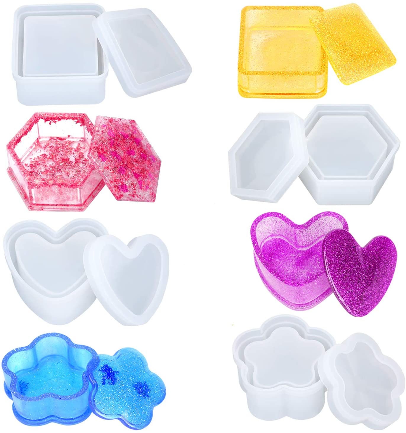 Silicone Pendant DIY UV Molds Crystal Bar Resin Accessories Pendant Jewelry  Making Tools 