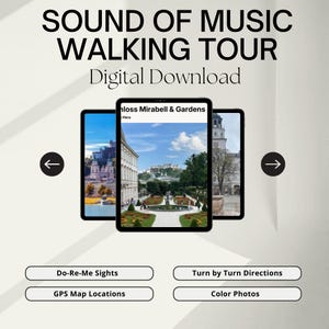 Visite à pied de Salzbourg au son de la musique - Itinéraire GPS autoguidé (téléchargement numérique)