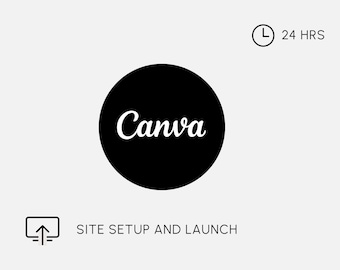 Canva Website Template Setup Service