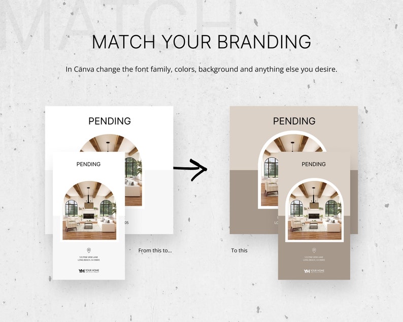 Pending Folder Lettering 116 Real Estate Pending Social Media Templates, Real Estate Social ...