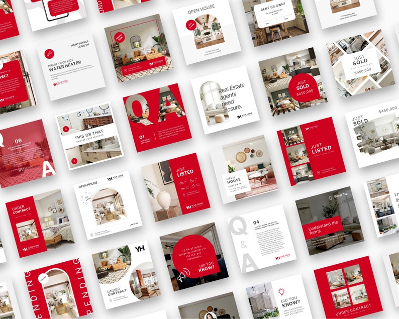 Keller Williams Marketing Bundle, Social Media Template Bundle, Keller