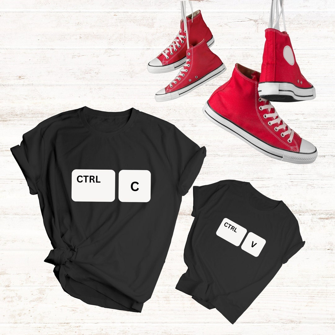 Fathers Day Copy Paste Shirt Set Father and Baby Matching Shirts Copy ...