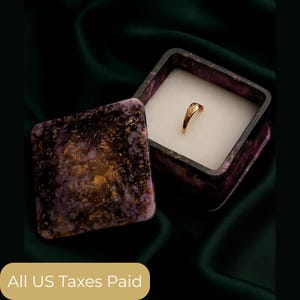 Pudełko na biżuterię z żywicy epoksydowej Pudełko na biżuterię z żywicy epoksydowej Pudełko na pierścionek zaręczynowy Ręcznie robiony stojak na biżuterię z żywicy Pudełko na pierścionek ślubny premium Pudełko na pierścionek z żywicy