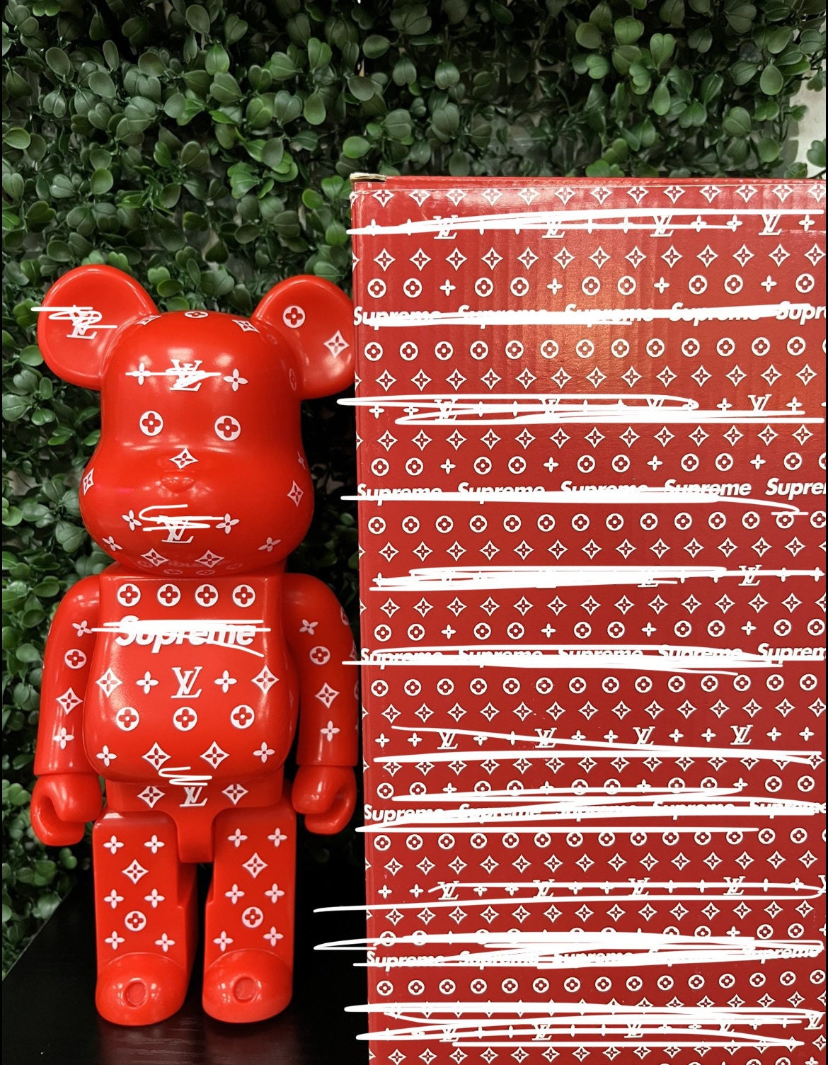 Bearbrick Custom Luis Vuitton Pattern 1000%