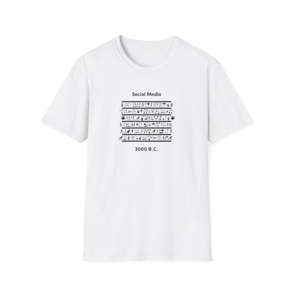 Like, Share, Laugh" Funny Social Media Tshirt, Comfy Cotton Tee for Online Enthusiasts, Unique Social Media Buff Gift