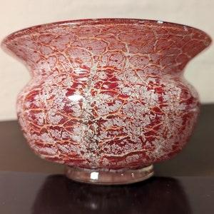 Art Glass Vase by Karl Wiedmann for WMF Ikora, Germany, 1930s