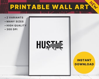Arte de pared imprimible para oficina en el hogar, arte de pared minimalista, arte de citas, arte de pared de oficina, arte de pared de dormitorio, arte de pared motivacional, descarga digital