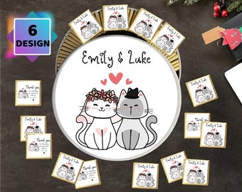 Santa's Treat' Chocolate Neapolitans | Jolly Gift Box Carton - View #9