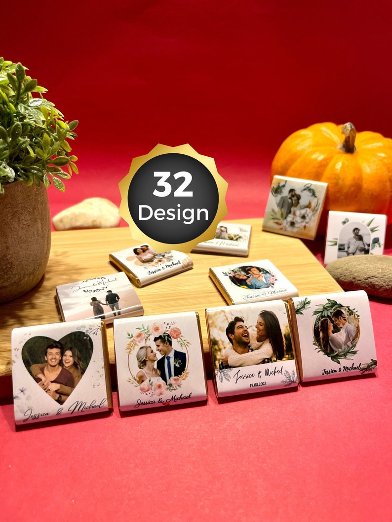 Personalized Chocolate With Photo Bulk Chocolate Favors Etsy