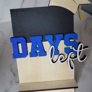 Chalkboard Graduation Countdown, Grad, Personalization Countdown, Class ...