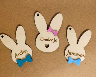 Personalized Engraved Easter Basket Tags