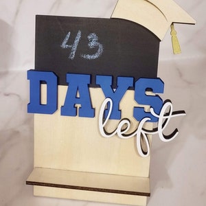 Chalkboard Graduation Countdown, Grad, Personalization Countdown, Class ...
