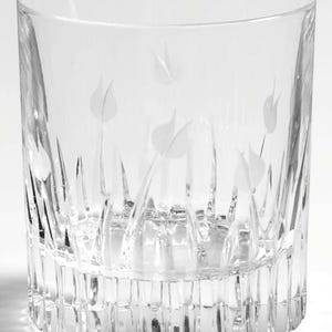 Da Vinci Pisa Double Old Fashion Crystal Glasses, Crystal Glassware, Lead Crystal Glasses, Vintage Crystal Glasses, High Ball Glasses