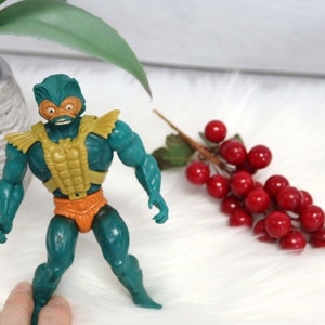 Mer-Man Action figure He-Man MOTU Mattel 1981 Masters of the Universe Action Figure, Vintage Toy, He Man Toys, He-Man Action Figures