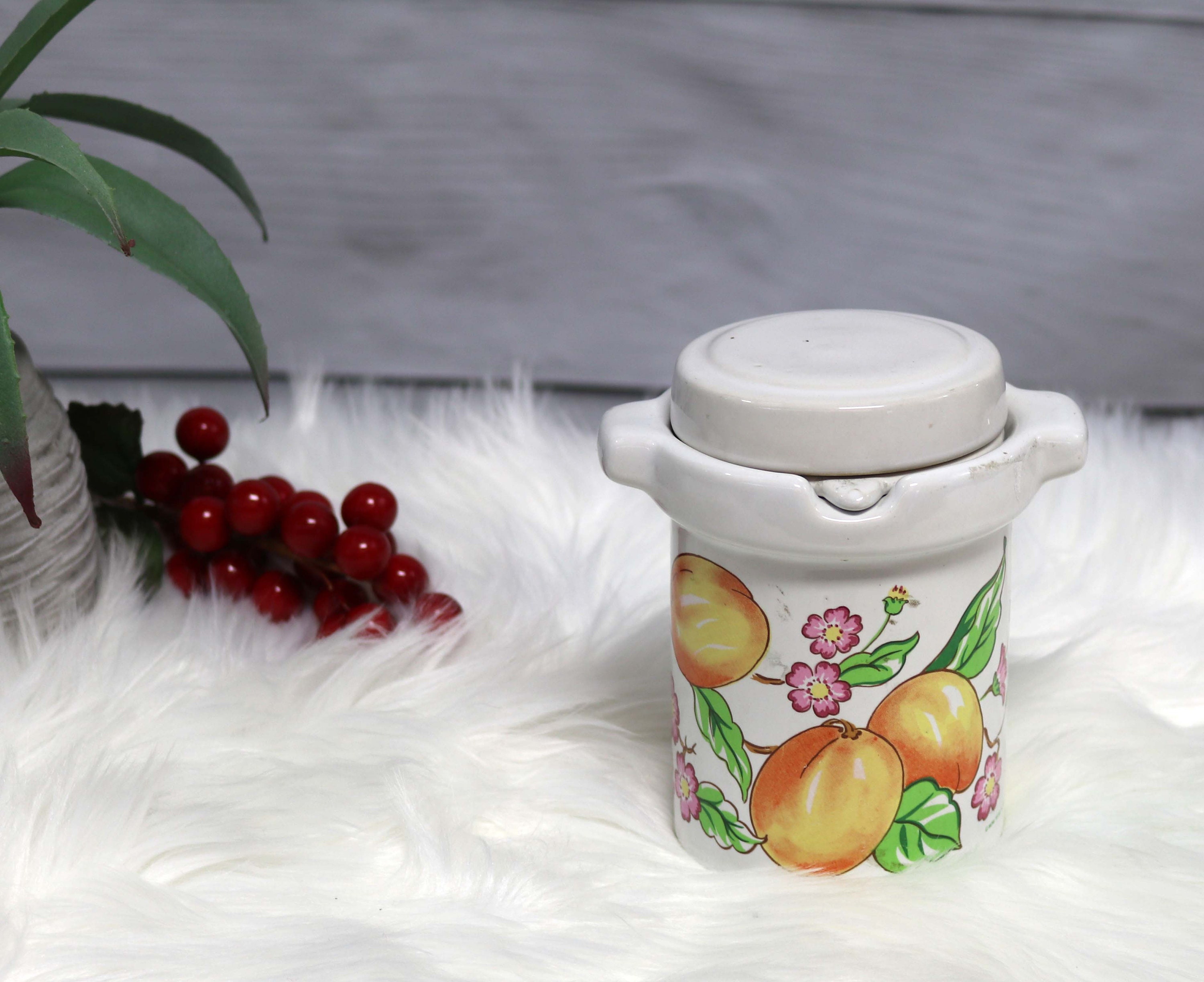 M. Kamenstein Vintage Grease Jar With Matching Salt and Pepper Etsy