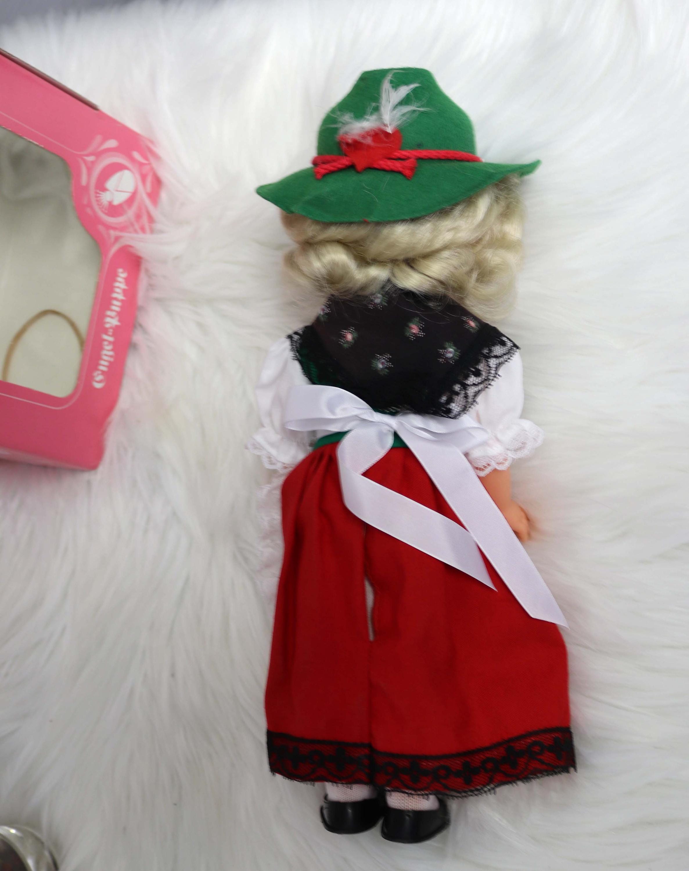 Vintage Engel Puppe Doll, Bavarian Folk Costume, New in Box - Etsy