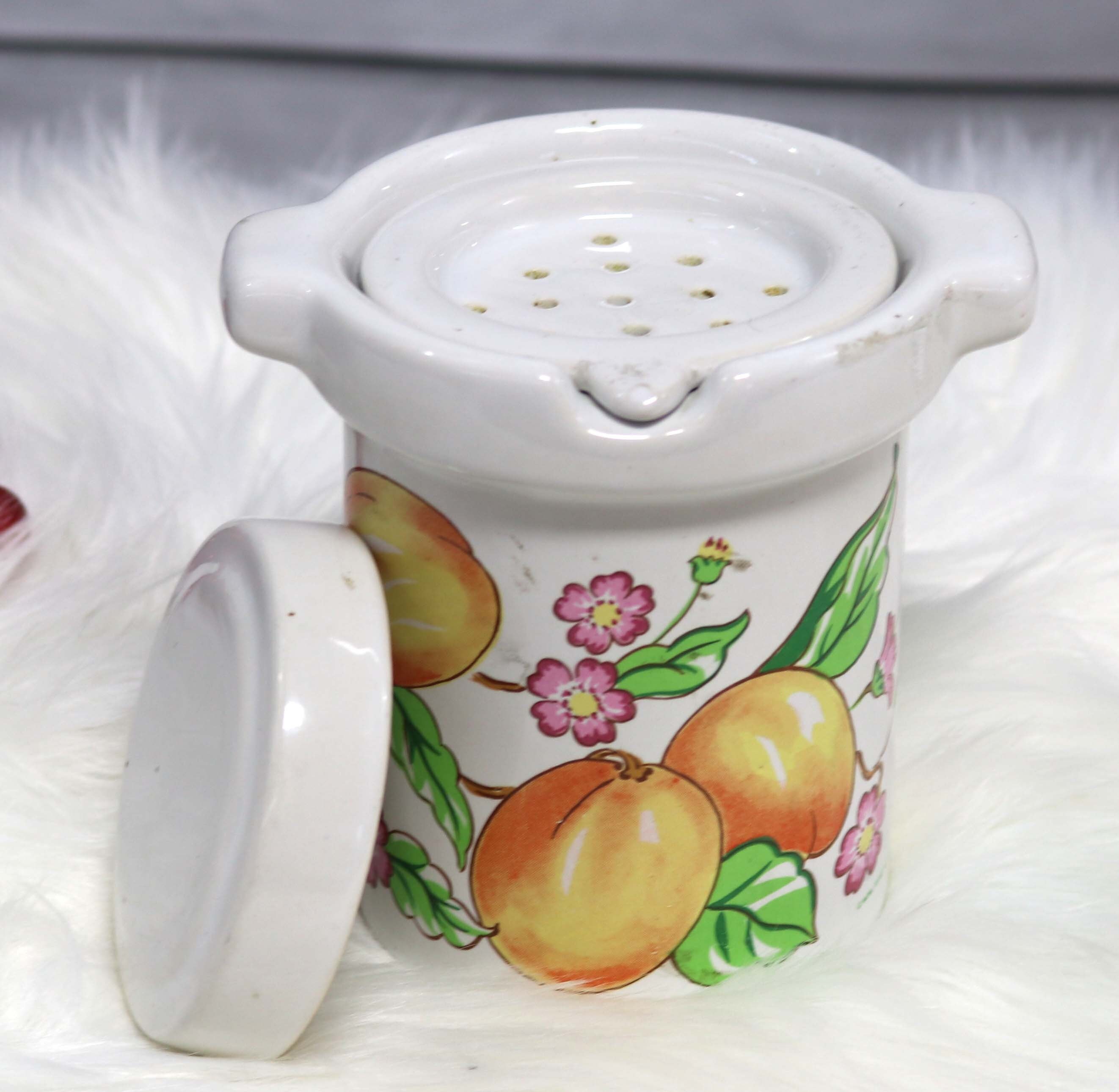 M. Kamenstein Vintage Grease Jar With Matching Salt and Pepper Etsy