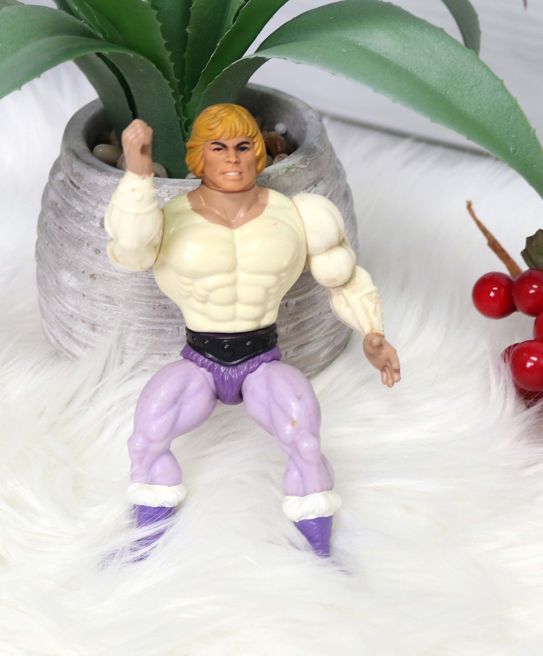 Heman Prince Adam Action Figure Vintage 1981 Masters of the Universe, Masters of the Universe