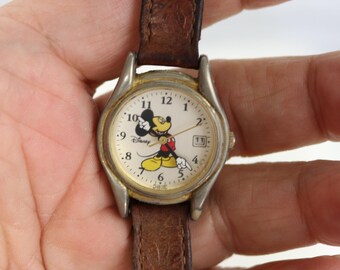 Disney® Minnie Mouse Watch by Disney Time Works, Gold Tone 