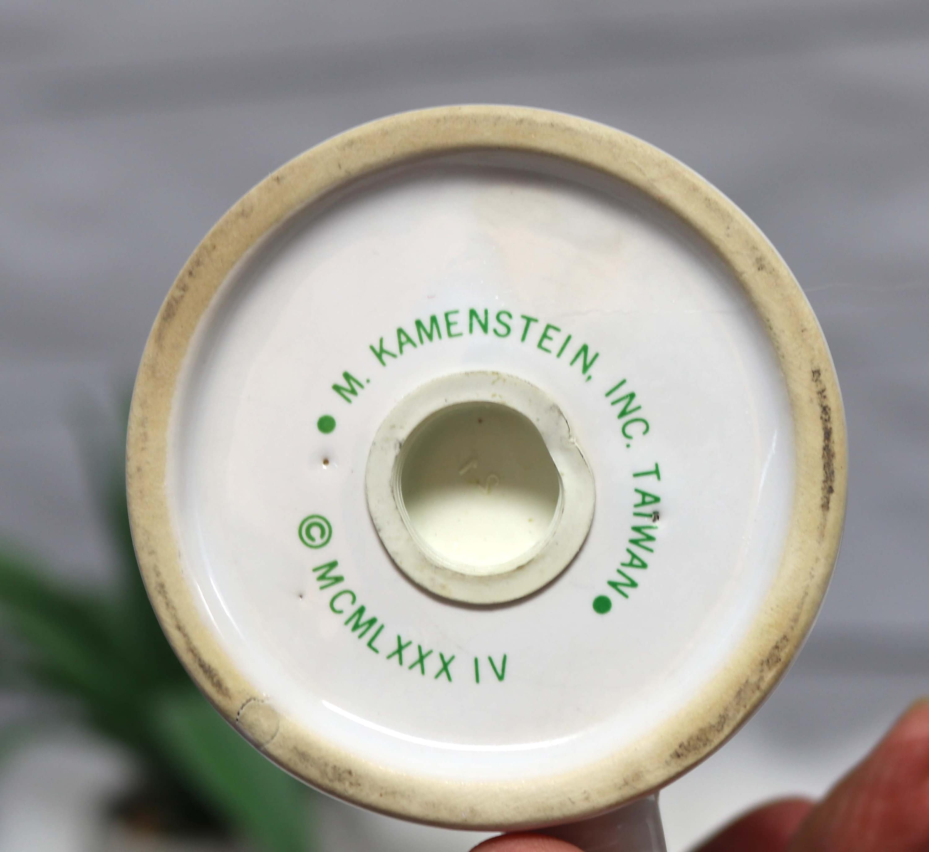 M. Kamenstein Vintage Grease Jar With Matching Salt and Pepper Etsy