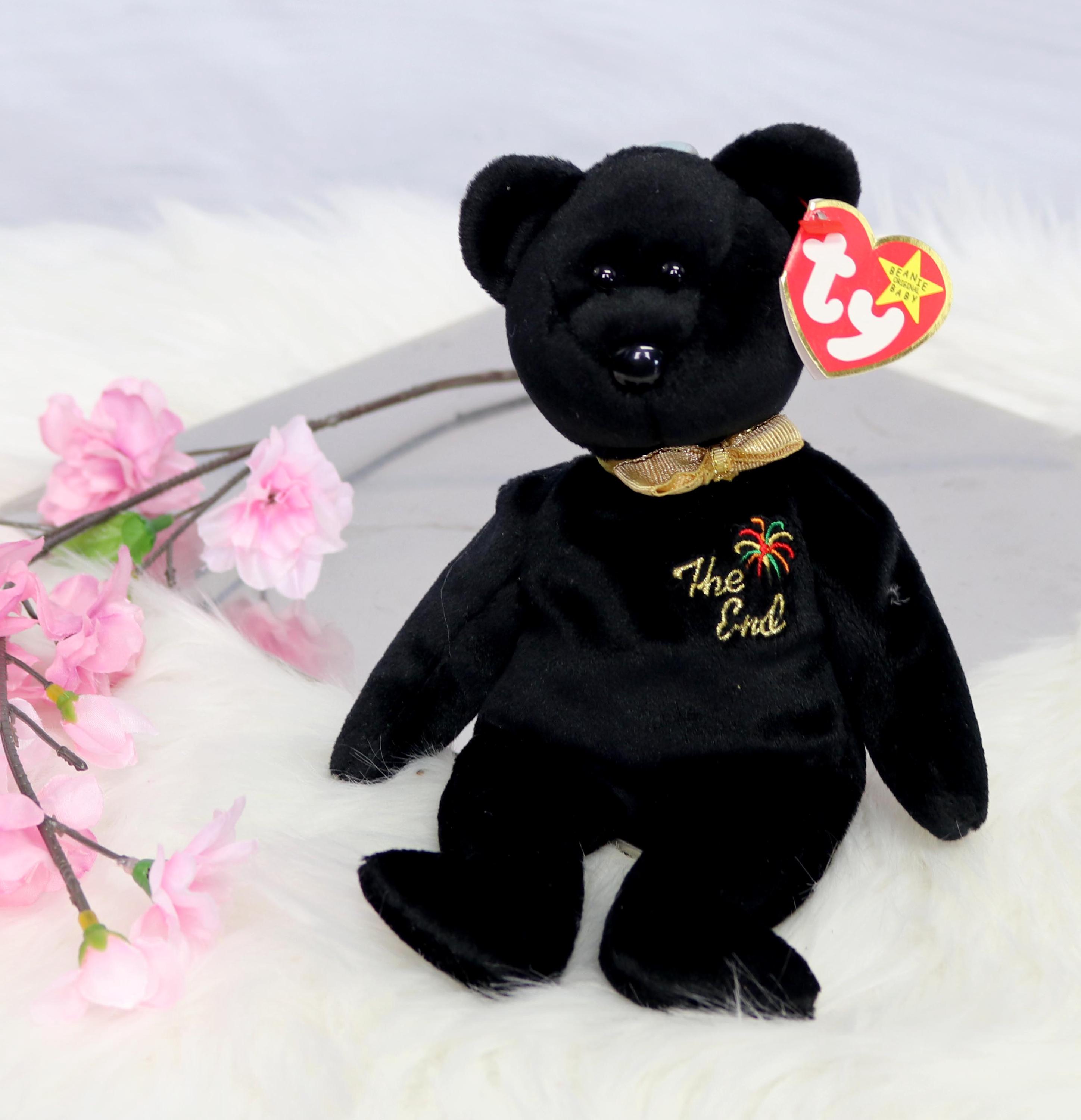 Baby Beanis, Beanie Babies, THE END Beanie Babies, TY Beanie Babies, The End Beany Baby, Rare with Errors -A