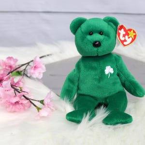RARE Original &quot;Erin&quot; Beanie Baby W/ Tag Errors, Beany Babies, Baby Beanis, Beanie Babys, Beanie Babies Ty, Beany Baby Ty, Beanies Babies Ty