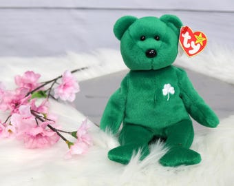 RARE Original &quot;Erin&quot; Beanie Baby W/ Tag Errors, Beany Babies, Baby Beanis, Beanie Babys, Beanie Babies Ty, Beany Baby Ty, Beanies Babies Ty