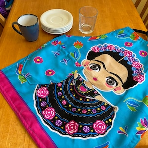 Stamped Frida Apron-Made in Mexico!