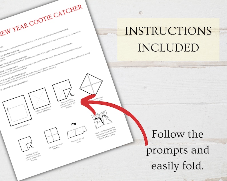 Printable Lunar New Year Cootie Catcher Chinese New Year Fortune Teller Game Year of the Rabbit ...