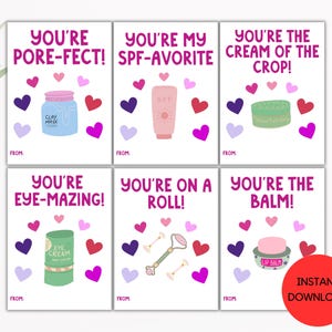 Lustige Hautpflege Valentinstag Karten für Jugendliche & Tweens, Teenager Valentinstag, Tween Valentinstag, Valentinstag für Jugendliche, lustige Valentinstage, Kinder Valentinstagskarten