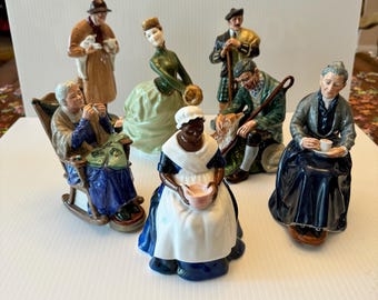 Vintage Royal Doulton Figurine Set - Etsy Vintage Royal Doulton Figurine Set - Etsy