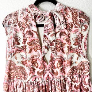 Free People All the Time Velvet Mini Baby Doll Dress Size Medium image 4