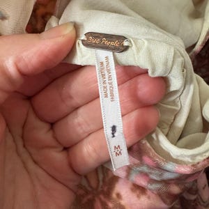 Free People All the Time Velvet Mini Baby Doll Dress Size Medium image 5