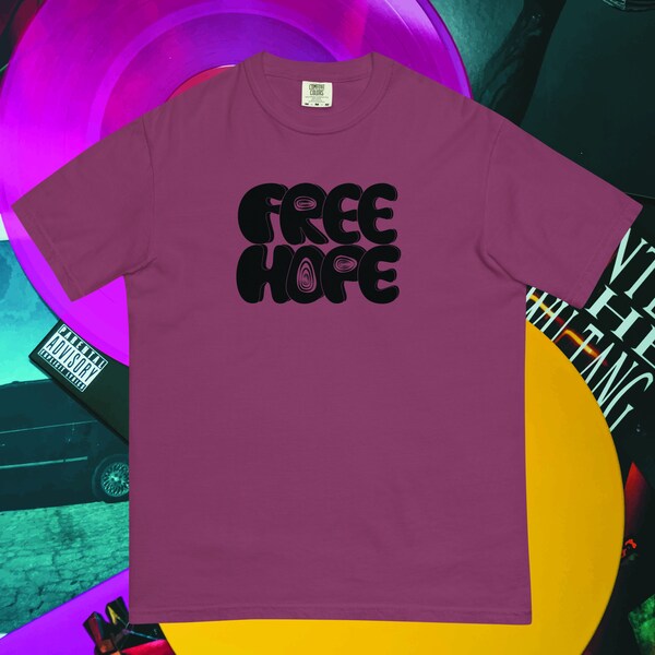 Join the Revolution of Freedom: The 'Free Hope' Unisex T-Shirt for the Modern Hippie | Surf Wear | Street Wear | Boho Hippie Wear