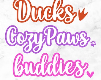 Custom Team Mascot PNG SVG: Personalized School Spirit Design, duck foot print, paw