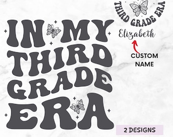 Custom 3rd Grade Era T-Shirt Design (Digital Download)