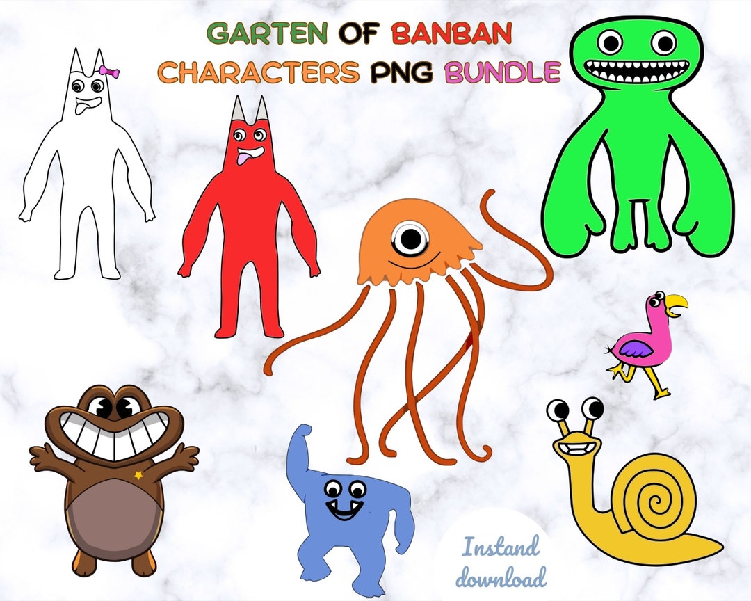 Garten of Banban Backpack Boys Girls Anime Cartoon Banban